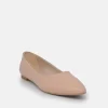 Belle & Lucy Classic Beige Pointy Ballet Flats
