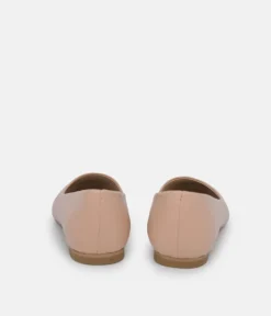 Belle & Lucy Classic Beige Pointy Ballet Flats