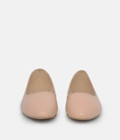 Belle & Lucy Classic Beige Pointy Ballet Flats