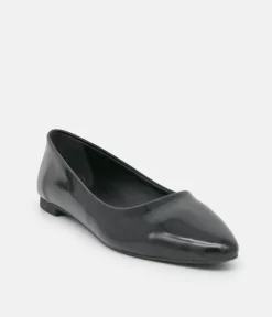 Belle & Lucy Classic Black Pointy Ballet Flats