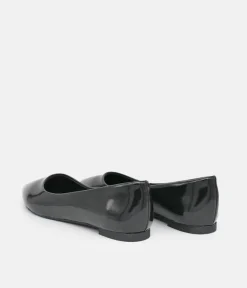 Belle & Lucy Classic Black Pointy Ballet Flats