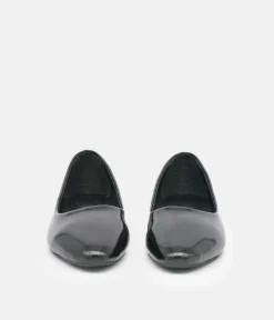 Belle & Lucy Classic Black Pointy Ballet Flats