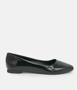 Belle & Lucy Classic Black Pointy Ballet Flats