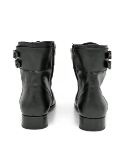 Belle & Lucy Glam Black Ankle Boot