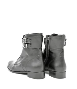 Belle & Lucy Glam Black Ankle Boot