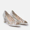 Belle & Lucy Gorgeous Silver Embellished Heels