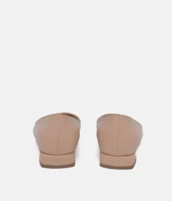 Belle & Lucy Stylish Beige Pointy Toe Flats