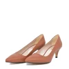 Belle & Lucy Stylish Brown Midi Heels