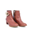 Belle & Lucy Stylish Brown Ankle Boot