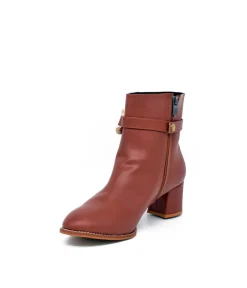 Belle & Lucy Stylish Brown Ankle Boot