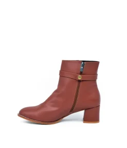Belle & Lucy Stylish Brown Ankle Boot