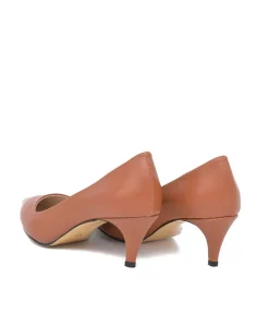 Belle & Lucy Stylish Brown Midi Heels