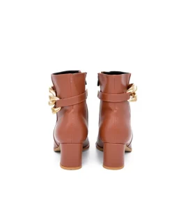 Belle & Lucy Stylish Brown Ankle Boot