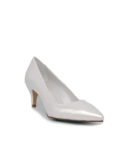 Belle & Lucy Stylish Pearl Midi Heels