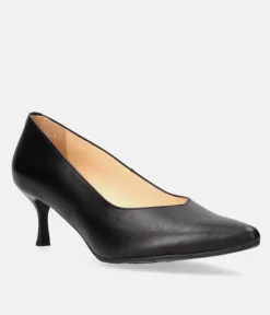 Bioeco Black Leather Stiletto Heels