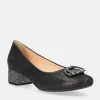 Bioeco Dressy Black Block Heel Shoes
