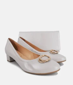 Bioeco Dressy Pearl Block Heel Shoes