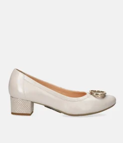 Bioeco Dressy Pearl Block Heel Shoes