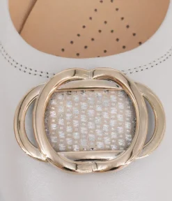 Bioeco Dressy Pearl Block Heel Shoes