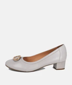 Bioeco Dressy Pearl Block Heel Shoes
