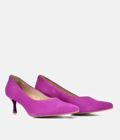 Bioeco Fuchsia Pink Suede Stiletto Heels