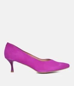 Bioeco Fuchsia Pink Suede Stiletto Heels
