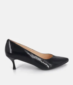 Bioeco Navy Patent Leather Stiletto Heels