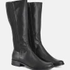 Bioeco Premium Black Leather Long Boots