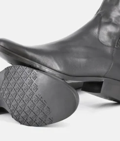 Bioeco Premium Black Leather Long Boots