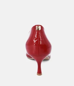 Bioeco Red Patent Leather Stiletto Heels