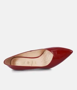 Bioeco Red Patent Leather Stiletto Heels