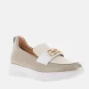 Bioeco Smart Beige Patent Casual Loafers