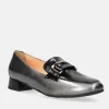 Bioeco Sophisticated Grey/Black Patent Loafers