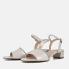 Bioeco Stylish Pearl Low Block Heel Sandals