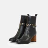 Brenda Zaro Deluxe Tall Black Ankle Boots