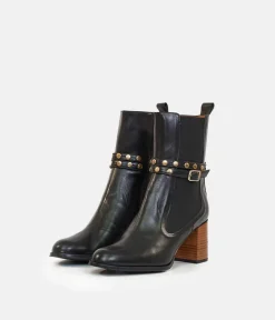 Brenda Zaro Deluxe Tall Black Ankle Boots