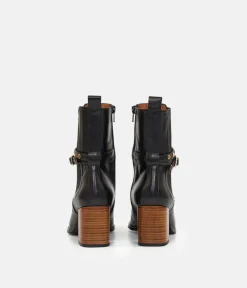 Brenda Zaro Deluxe Tall Black Ankle Boots