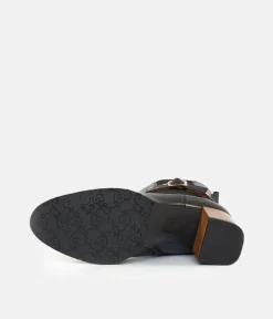 Brenda Zaro Deluxe Tall Black Ankle Boots