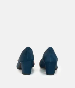 Brenda Zaro Premium Navy Suede Heels