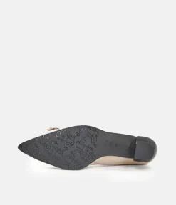 Brenda Zaro Stylish Beige Midi Heels