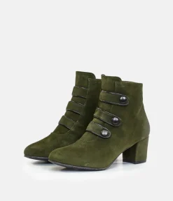 Brenda Zaro Stylish Velour Ankle Boots