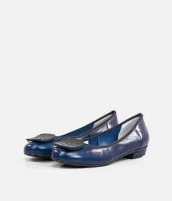 Brendza Zaro Premium Navy Ballerina Flats