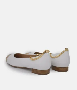 BRUNATE Luxe Gold Link Flats