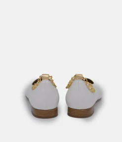BRUNATE Luxe Gold Link Flats