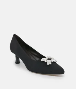 BRUNATE Plush Black Low Heels