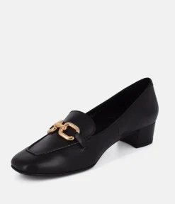 Cinderella Shoes Black Leather Luxe Loafers