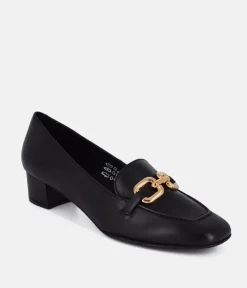 Cinderella Shoes Black Leather Luxe Loafers