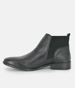 Cinderella Shoes Black Soft Cuff Ankle Boots