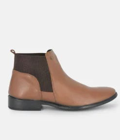 Cinderella Shoes Brown Soft Cuff Ankle Boots