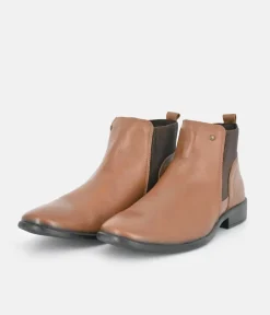 Cinderella Shoes Brown Soft Cuff Ankle Boots